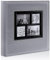 Benjia Fotoalbum, 1000 Taschen, extra groß, Ledereinband, Einsteckalbum, Hochzeitsfotobücher, für 1000 Fotos im Hoch- und Querformat, 10 x 15 cm, Grau