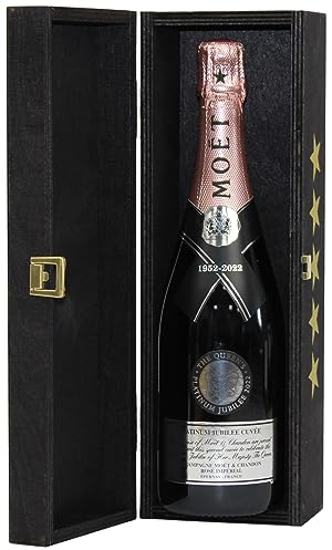 Rose Imperial Platinum Jubilee, 75 cl in a Wooden 5 Star Champagne Gift Box