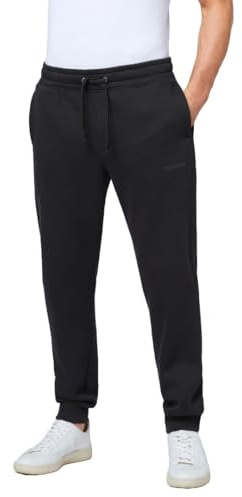 CHIEMSEE Pantalon de jogging pour homme I Regular Fit Pantalon de sport pour homme avec cordon de serrage, poches latérales Inscription I Pantalon de survêtement décontracté en coton bio pour le sport