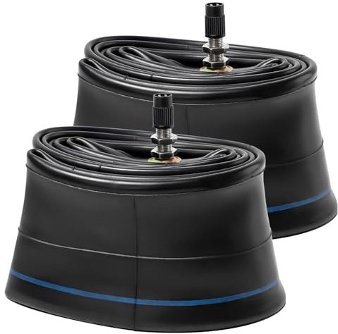 2X Schlauch 2.25/2.50-16 (70/90-16) Hochleistungs Butylkautschuk Motorrad Ersatz-Innenschläuche kompatibel mit Dirt Bikes Mini-Pit-Bikes Geländemotorrädern für Vorder-/Hinterreifen| TR4 Ventil