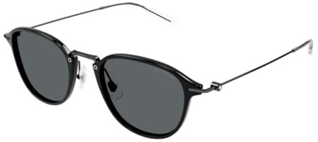 Montblanc MB0155S Sonnenbrille für Herren, mehrfarbig, Einheitsgröße