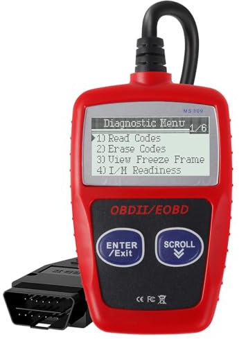 CGEAMDY OBD2 Auto Diagnostica, Motore Lettore di Codici di Guasto Can Strumento di Scansione Diagnostica, OBD2 Strumenti Diagnostici per Motore OBD-II Benzina Veicolo Scanner Lettore Codice Errore
