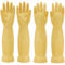 YIOIY Reinigungshandschuhe, wasserdichter und ölbeständiger Gummihandschuh für Küchenreinigung, Kleidung, Reinigung, Haushaltsreinigung, Geschirrspülen, Autowäsche, Haustierpflege (Gelb, L)