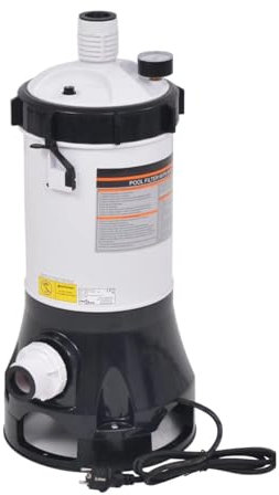 Juroupi Pompa con Filtro Piscine Intex Bestway 185W Pompaggio Acqua Filtrazione