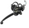 NbgrvB 22mm Dual Pull Brake Lever for ATVs and Quads, Fits 7/8 Inch Handlebars, Sturdy Metal Design with Cable Length of 50cm
