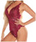 Uwdiohq Ventes Flash du Jour Lingerie Sexy Femme Transparente Cadeau Grand Mere Noel Body Strass Spectacle Vetement De Nuisette Rouge Porte Jartelle Et Bas Robe Enceinte Deguisement Grande Taille