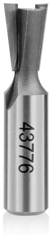 7 Degree Router Bit 43776PC, Compatible with 4200 Series of Porter Cable Dovetail Jigs, Carbide-Tipped, Dovetail, 17/32-Inch