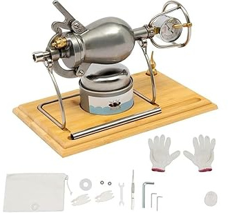 Machine à Popcorn Manuelle, Autocuiseur Cannon, Fabrication de Popcorn Chinois, Mini-Machine à Popcorn pour Riz Soufflé(520ML)