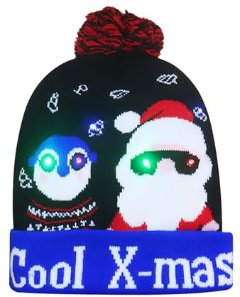 Lunaanda Weihnachtsmütze LED