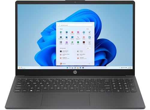 HP 15.6 Laptop | Intel Core i5-1334U | 8 GB RAM | 512 GB SSD | Intel Iris Xe Graphics | FHD Display | Windows 11 Home | Jet Black | 15-fd0062na