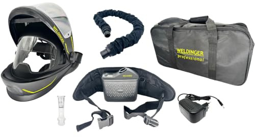 WELDINGER AIR FS-800 Frischluftsystem mit Schweißhelm AH 850 flip up air System