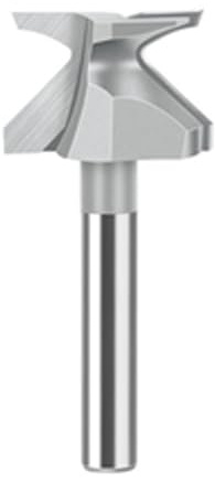 SOCOJE 1/4 Shank Router Bit, 45° Chamfer, Finger Pull & Panel Bit | Tungsten steel, 2-flute, integrated blades, for R10 arc & panel