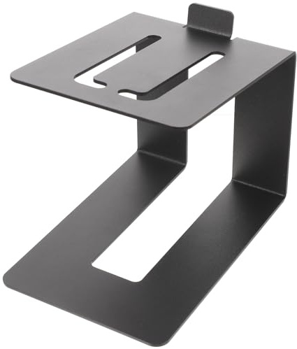 Levemolo Support Isolation Noir en Métal Bureau pour de Haut-parleurs des Vibrations pour Enceintes et de Monitoring Home Studio