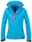 Rock Creek Damen Softshell Jacke Windbreaker Regenjacke Übergangsjacke Softshelljacke Damenjacke Regenmantel Outdoorjacke Kapuze D-412 Türkis XXL