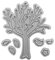 DECO La Little - Albero - Fustella, Acciaio