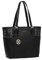Miss Lulu Tasche Damen Shopper handtasche Elegantes Schultertaschen Laser-Gravur Große Henkeltasche mit verstellbarem Schulterriemen