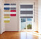 Doppelrollo Metallic, Grau, 85x150cm - mit extra Breiten Stoff-Streifen und Klemmfix-Halterung