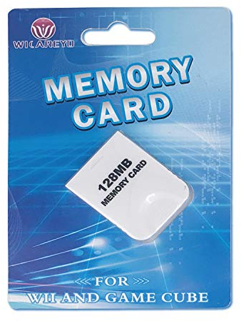 WICAREYO 128M Memory Card for Wii NGC Console