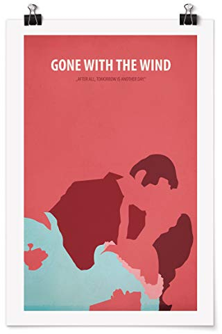 Bilderwelten Poster - Filmposter Gone with The Wind Matt 45 x 30cm