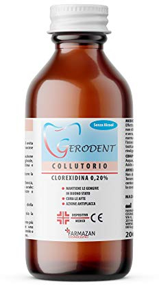 Gerodent Mundwasser Chlorhexidin Digluconat 0,20% - 200 ml - ohne Alkohol