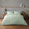 Silentnight Supersoft Duvet Set - Cosy & Comfortable Delicate Touch - Luxurious Easy Care Microfibre with Button Fastening - Stylish & Modern Duvet Quilt Cover + Pillowcase Bed Set, Double, Sage Green