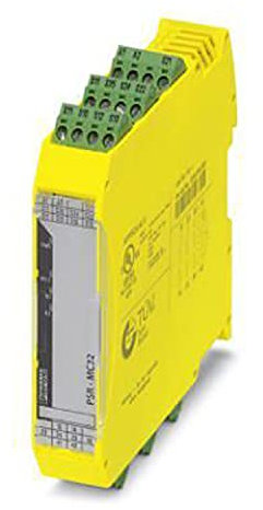 PHOENIX CONTACT PSR-MC32-3NO-1NC-24-230UC-SP Sicherheitsrelais für Not-Halt, Schutztüren und Lichtgitter, 1 Meldestrompfad, 24 V/230 V AC/DC, Steckbare Push-in-Klemme, 22.5mm Länge, 117.4mm Breite