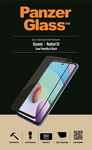 Panzerglass E2E Xiaomi Redmi 10, Case Friendly, black