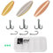 Zite Fishing Inline-Spoon Set 13-TLG – Durchlauf-Blinker Forelle Barsch – Ultra Light Köder 2-3,5g mit Köderbox Haken Gummi-Perlen (Metallic)