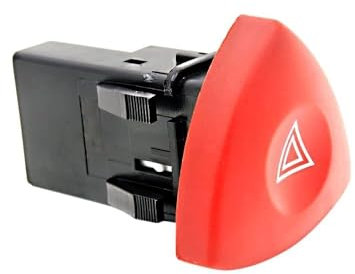 Interrupteur Bouton de Warning Feux de Détresse compatible Primastar Interstar Movano A Vivaro Espace 4 Laguna 2 Mascott Master 1 et 2 Trafic 2 Vel Satis 8200442724