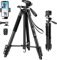 JOILCAN 137cm Handy Stativ Ständer, Selfie Stativ für Smartphone mit Handyhalter & Fernbedienung, Compatible with iOS/Android, Ausziehbar Kamera Stative für iPhone/Samsung/Huawei/Klein Camera