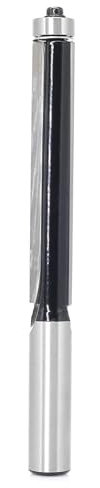 Sinoprotools Flush Trim Router Bit - 1/2 Shank, Extra Long 3 Cutting Length, Carbide Top Bearing Router Bit for Woodworking