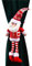 Weihnachtsmann/Elch/Schneemann, Weihnachtsvorhangschnalle, schöne Puppen, Ornament, Feiertagsparty-Dekorationen für Fensterdekoration, 2024, Weihnachten Zuhause