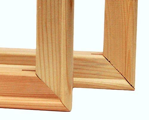 Keilrahmenleisten Set zum Selbstbau DIY Keilrahmen (65 x 65 cm)