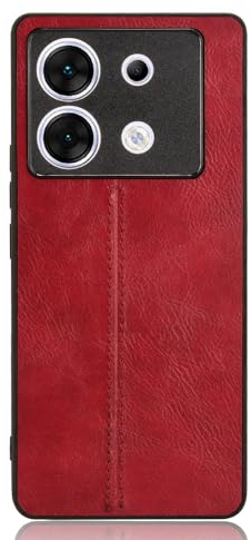 COQUE-Telefonabdeckung für Infinix Zero 30 5G, Handyhülle mit Kuhmuster für Infinix Zero 30 5G-Rot