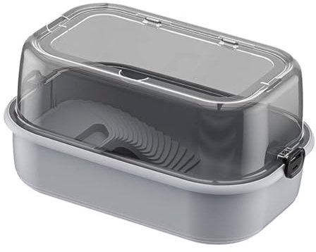 Milageto Terrarium pour Reptiles et Tortues - Vivarium pour Escargots, Aquarium pour Tortue d'Eau