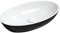 Omnires SIENALUNBCP, Aufsatzwaschbecken SIENA M+, White/black glossy
