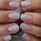 DMQ Square False Nails Short, 24Pcs Glitter Press on Nails, Acrylic Fake Nails with Sequins, Holographic Nail Tips with Nail Glue, Full Cover Stick on Nail for Women Girls Nail Art