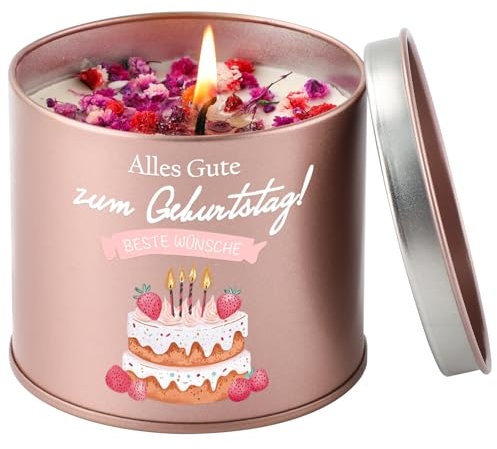 PRSTENLY Geburtstagsgeschenk für Frauen Geschenke zum Geburtstag Duftkerzen Geschenk zur Geburt für Frau Freundin Mama Schwester Tochter, Beste Freundin Geburtstag Geschenk, Mama Geburtstagsgeschenk
