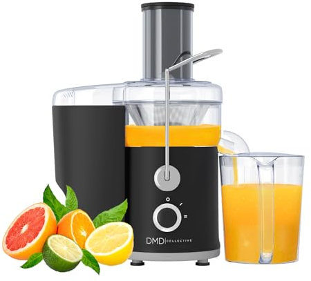 DMD Collective – Juicer, Max Power 600W Juicer Machines with Anti-drip & Anti-slip Function, Juicers Whole Fruit and Vegetable with 3-Inch Wide Mouth Food Chute, Easy to Clean