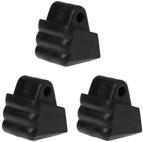 Fegtrtyoa 3X Inline Skate Bremsstopper Rollschuhe Stopper für Outdoor Rollschuhlaufen Schwarz