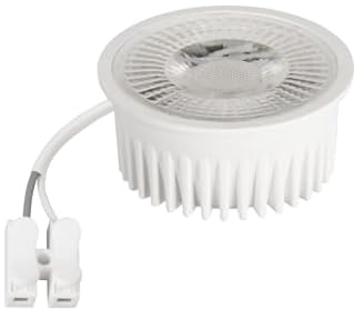 McShine LED-Modul | MCOB | 5W Beleuchtung 400 Lumen, 230V, Ø50x23mm, Licht warmweiß 3000K, dimmbar, Ersatz für GU10/MR16, geringe Einbautiefe, Kunststoffgehäuse, IP20