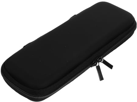 Ipetboom Hair Curler Travel Case Compact Curling Iron Storage Pouch with Zipper Portable Heat-Resistant Holder for Curling Rod and Straightener 8.07X2.76X1.57 Inch