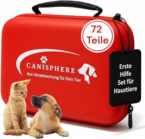 Canisphere Erste-Hilfe Box für Hunde mit über 70 Einzelteilen