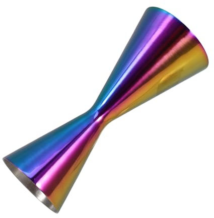 PRETYZOOM Jigger Cocktail Inossidabile Due Teste Misurino Per Bar e Mixology Design Accessorio Professionale Per Misurare Shot e Ingredienti