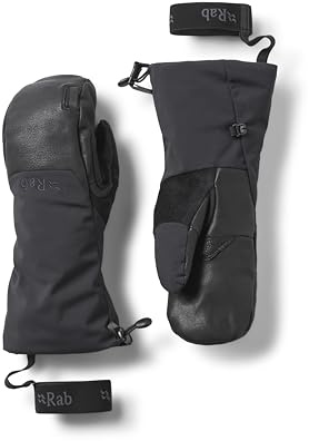 Rab Guide Gore-Tex Mitts | Waterproof Breathable GTX Insulated Mittens, for Skiing & Mountaineering