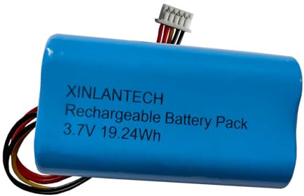 XINLANTECH 18650 1s2p 5200mAh 3.7V batterie lithium-ion rechargeable avec connecteur PH1.25/5p/cellules 5C/prend en charge la charge rapide