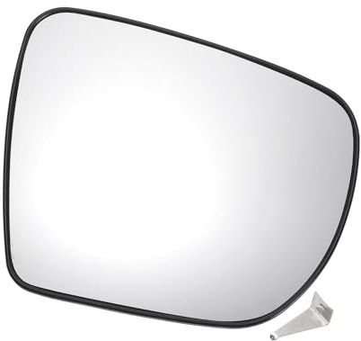MIRROVIA Rechter Seitenspiegelglas-Ersatz Für Hyundai IX35 10-18 1 Stück | Mit Heizfunktion, Mit Rückenplatte, Weiß, Ohne Automatische Abdunklungsfunktion
