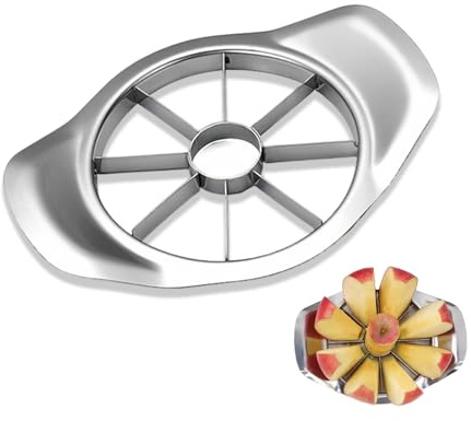 Stainless Steel Apple Slicer and Corer, 8-Slice Apple Cutter Wedger