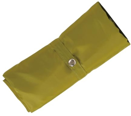 HOOLRZI Kompakte faltbare Umhängetasche, ergonomisch, wasserdicht, Tragetasche für Outdoor-Enthusiasten, Einkaufsbummel, Alltag, Bequemlichkeit mit Kordelzug, grün
