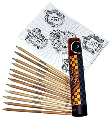 Pyramid International | Harry Potter | Hogwarts | Colouring Set | Tube | Officially Licensed